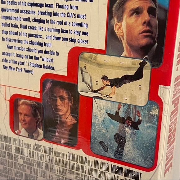 Mission: Impossible VHS video Tom Cruise movie 90s NEW SEALED 1999 - Picture 8 of 16